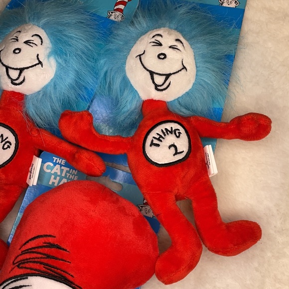 Cat & the Hat, Thing 1, & Thing 2 FULL Set - Picture 4 of 4